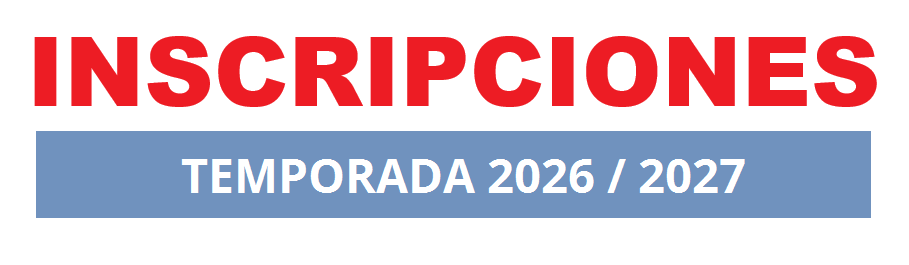 Inscripciones Temp. 2026 / 2027